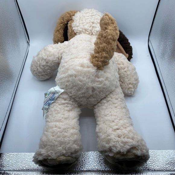 Build a Bear Plush Scruffy Puppy Dog  Brown Cream Curly Stuffed Animal - Picture 2 of 7